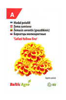 Žemasis serentis (gvazdikinis)"Safari Yellow Fire"