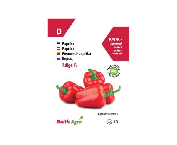 Vienmetė paprika „Adige“ F1